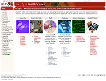 Tablet Screenshot of healthit.utas.edu.au