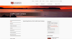 Desktop Screenshot of cradle-coast.utas.edu.au