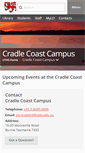 Mobile Screenshot of cradle-coast.utas.edu.au